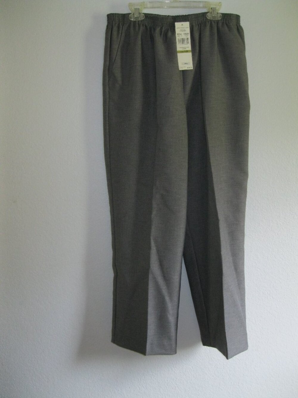 Pants by Alfred Dunner.  14 P.  Gray.